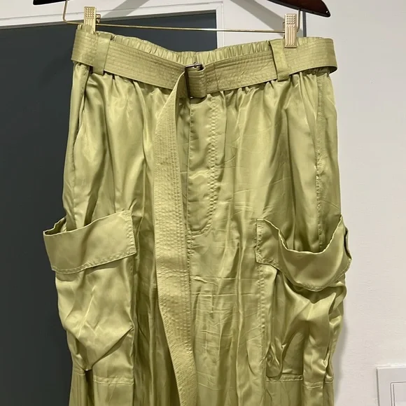L’Academie Green Slouch Cargo Pants - Picture 2 of 5